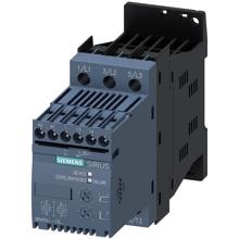 Siemens 3RW3017-1BB14 Sanftstarter S00 12,5 A, 5,5 kW/400 V, 40 °C AC 200-480 V, AC/DC 110-230 V Schraubklemmen