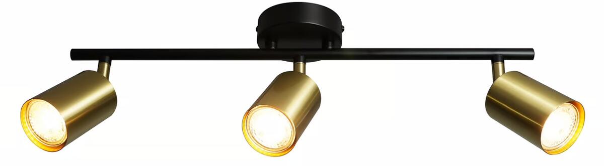 Nordlux Explore 3 Spotlight, GU10, 3x7W, messing (2113700135)