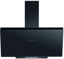 Bomann DU 7612 G Kopffreihaube, 80 cm breit, 520 m³/h, Umluft- oder Abluftbetrieb, schwarz Glas