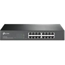 TP-Link TL-SG1016DE 16-Port-Gigabit-Easy-Smart-Switch, 16x10/100/1000Mbit/s-Ports, schwarz