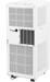 Eurom PAC 9.3 Compact mobiles Klimagerät, 8,900 Btu/h, Fernsteuerung, Zeitschaltuhr 0-24h, 2 einstellbare Geschwindigkeiten, weiß/schwarz (380774)