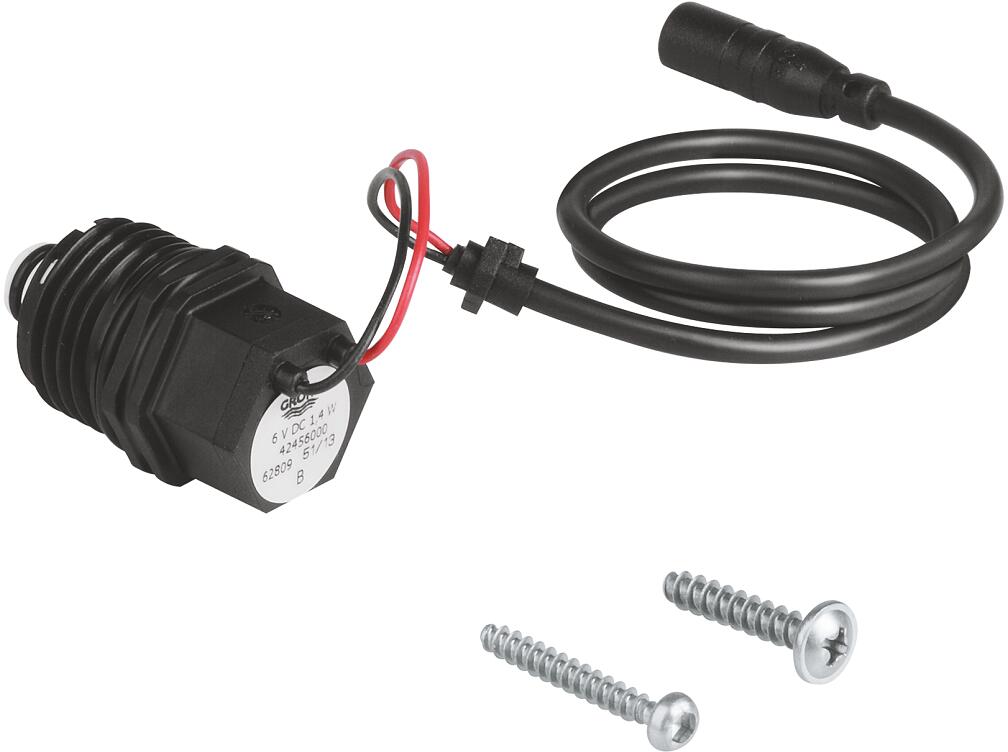 GROHE Magnetventil, für Infrarot-Elektronik, mit Powerbox: selbstgenerierendes Stromsystem (42456000)