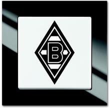 Busch-Jaeger 2000/6 UJ/05 Fanschalter Borussia Mönchengladbach, Bundesliga Fanschalter, Aus- und Wechselschaltung (2CKA001012A2205)