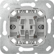 Gira 381700 Wippschalter-Einsatz ohne Befestigungskrallen, Kreuzschalter, 10AX, 250V