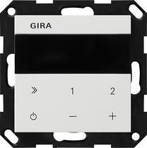 Gira 232027 Unterputz-Radio IP, Internetradio, Reinweiß Seidenmatt