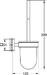 GROHE Start Cube Toilettenbürstengarnitur, Quickfix