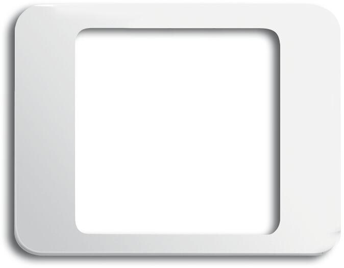 Busch-Jaeger 1716-24G Zentralscheibe, Busch alpha, studioweiß hochglanz