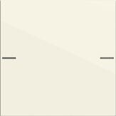 Gira 575101 Wippenset 1fach für Tastsensor 4 System 55, Cremeweiß