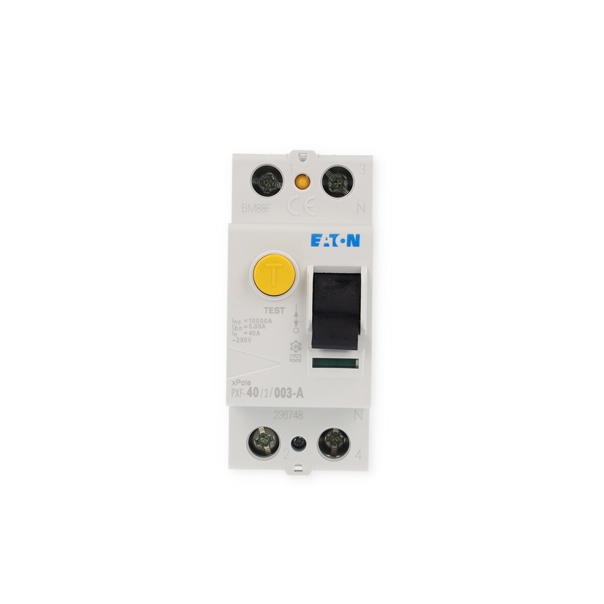 Interruptor Diferencial Eaton 40A 2 Polos 30mA Tipo A - Protección Para Instalaciones Eléctricas (236748)