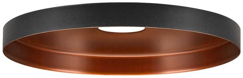 SLV LALU PLATE 15 Leuchtenschirm für Pendelleuchte LED Base, Mix&Match, Ø 15cm, schwarz/bronze (1007544)