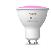 Philips Hue White & Color Ambiance Smarter LED Spot, Reflektor, 5,7W, GU10, 350lm, 4000K (929001953111)