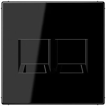 Jung LS1969-25WESW Abdeckung (gerastet), Serie LS, schwarz