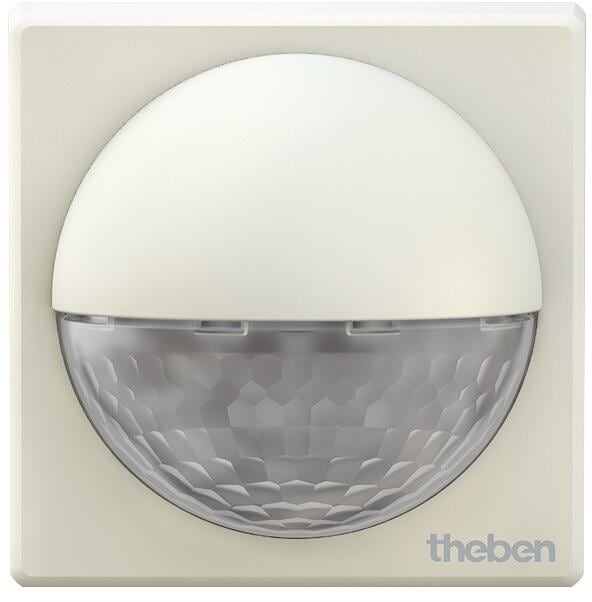 Theben theLuxa R180 WH Bewegungsmelder (PIR) Wandmontage außen IP55, Lichtsteuerung, 180° halbrund, max. 12 m, weiß 1010200