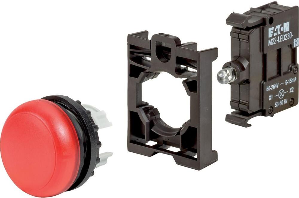 Eaton M22-L-R-LED230-BVP Leuchtmelder Komplettgerät, rot (132599 ...