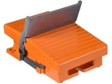 Schneider Electric Fußschalter, Harmony XPE, einfach, Metall, orange, 1-stufig, 1Ö+1S, IP66 (XPER810)