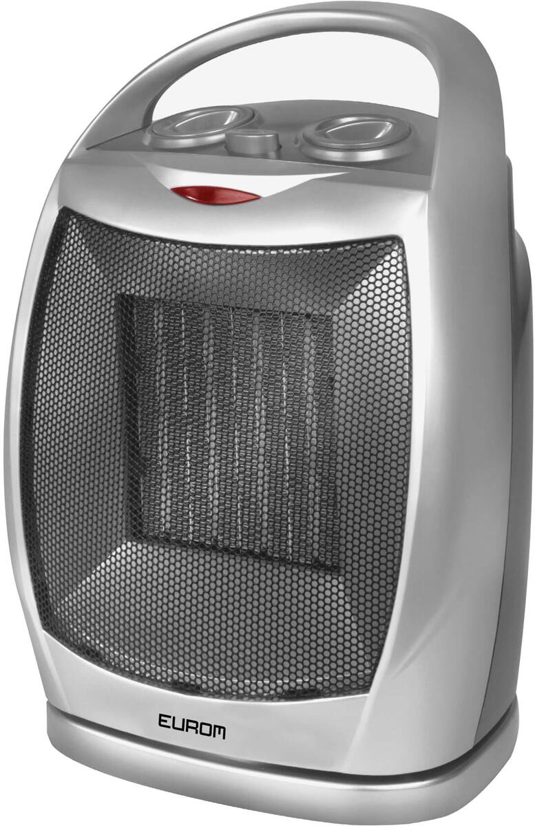Eurom SF1525 Keramikheizung, 1500W, Kaltluftventilator, Kontrollleuchte, Thermostat (341768)