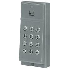 effeff Mini Tür Code AP 42141 IP54 weiß Alu für Innen/Außenbereiche RAL 9006