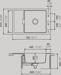 Schock Mono D-100XS-U Granitspüle mit Ablauffernbedienung, Cristadur, reversibel, mit Holzschneidbrett, rouge (MOND100XSUROU)