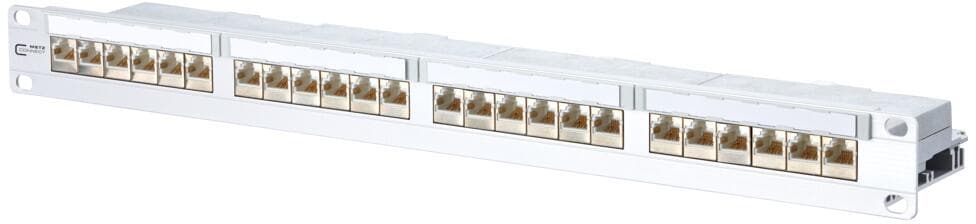 Metz Connect E-DAT C6A 24 Port Patchfeld 1HE LSA modular (130856C-E)