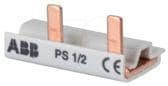 ABB PS1/2 Phasenschiene, 1Ph., 2 Pins, 10mm² (2CDL210001R1002)