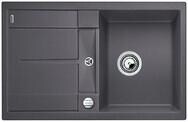 Blanco Metra 45 S Granitspüle mit Ablauffernbedienung, reversibel, felsgrau (518868)