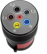 Benning TA 7-63 Messadapter zum Messen an 5-pol. 63 A CEE-Steckdosen 6h. Messung von Riso, ZLoop/ZLine, RCD-Prüfung, Drehfeld, Spannung und Frequenz (044042)