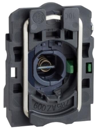 Schneider Electric ZB5AW061 Harmony XB5, Lampenfassung mit Befestigungsflansch, Kunststoff, Lampe BA9s, 1S, 250V, weiß