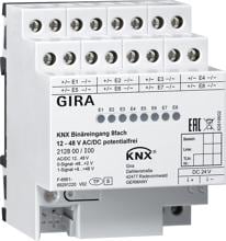 Gira 212800 KNX Binäreingang 8fach 12 – 48 V AC/DC potenzialfrei