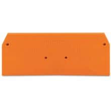 Wago 280-326 Abschluss- und Zwischenplatte, 2,5 mm dick, orange
