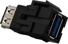 Merten MEG4582-0001 USB-Keystone, USB 3.0, schwarz