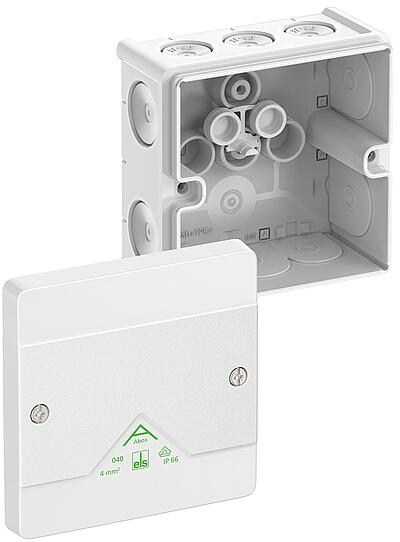 Spelsberg Abox 040 AB-L/w Abzweigkasten leer, IP66, 102x102x57mm, weiß (804 100 01)