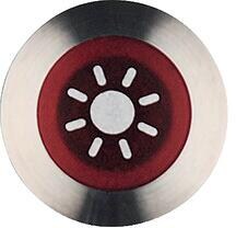 Elcom REH114Y LT-103 LED Licht-Taster, Edelstahl (REH114Y)