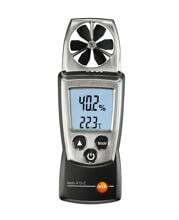 Testo 410-2 Flügelrad-Anemometer, Messung von Luftgeschwindigkeit, Luftfeuchtigkeit und Lufttemperatur (0560 4102)