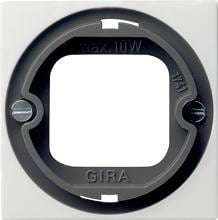Gira 065903 Abdeckung mit Bajonettverschluss für Lichtsignal, System 55, reinweiß glänzend