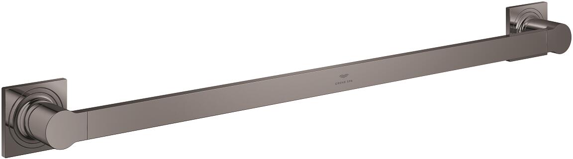 GROHE Allure Badetuchhalter, Bohrabstand 569 mm, verdeckte Befestigung, hard graphite (40341A01)