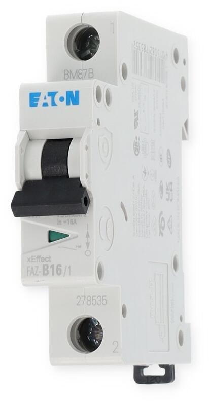 Eaton FAZ-B16/1 Leitungsschutz-Schalter B-Char, 16A, 1p (278535)
