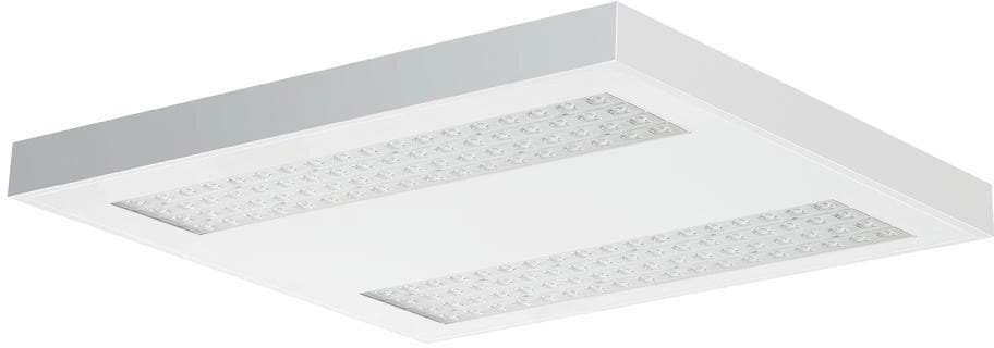 Ridi LED-Anbauleuchte LENSES-AQ0622NDWS840B0350, 19W, 3690lm, 840K, weiß (0627602)