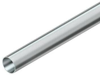Fintech V2A Steckrohr, M40, Innendurchmesser 37,4mm, Länge 3m, Edelstahl (IESR 40 E3)