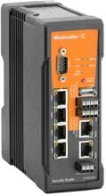 Weidmüller IE-SR-6GT-LAN Security/NAT/VPN/U-link Router, Gigabit Ethernet, 6x RJ45 10/100/1000BaseT(X), IP20, -20°...70°C (2535940000)
