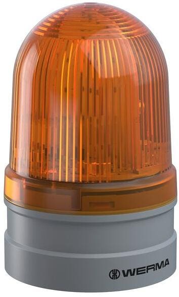 Werma EvoSIGNAL Midi TwinLIGHT, Dauerlicht, 12/24 V AC/DC YE, LED, gelb (261.310.70)