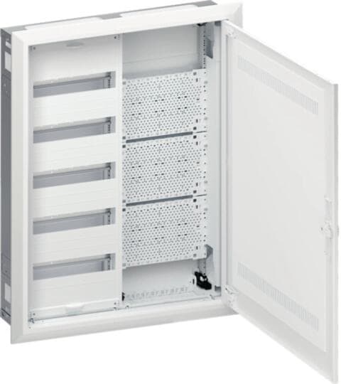 Hager FWU52K3 Feldverteiler Unterputz, 853x603x125, IP44, SKII, 60PLE, Reinweiß