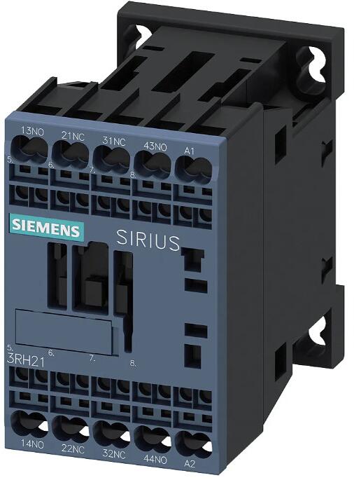 Siemens 3RH2122-2AP00 SIRIUS Hilfsschütz, 2 S + 2 Ö, AC 230 V, 50/60 Hz, Baugröße S00, Federzuganschluss