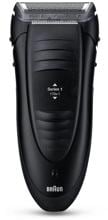 Braun Series 1 170s Rasierer mit Schutzkappe, Langhaartrimmer, SmartFoil, schwarz