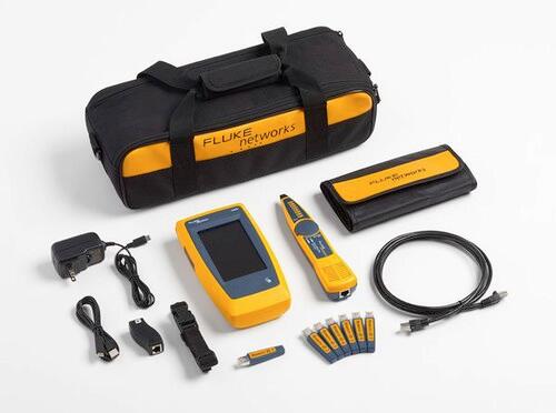 FLUKE NETWORKS, Kabel- und Netzwerktester, LIQ-KIT LinkIQ , Advanced-Kit, gelb (5226619)