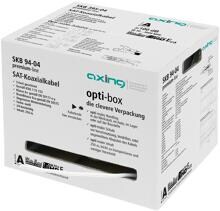 AXING SKB 94-04, Koaxialkabel, 3-fach geschirmt, A+ 110dB, 250m Ring, weiß (SKB09404)