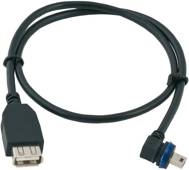MOBOTIX MX-CBL-MU-EN-AB-05 Mini-USB-Kabel, MiniUSB auf USB-A, 0,5m