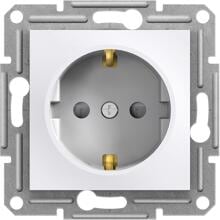Interra Steckdose, 230 V, mit seitlicher Erdung, weiß (ITR2970221)