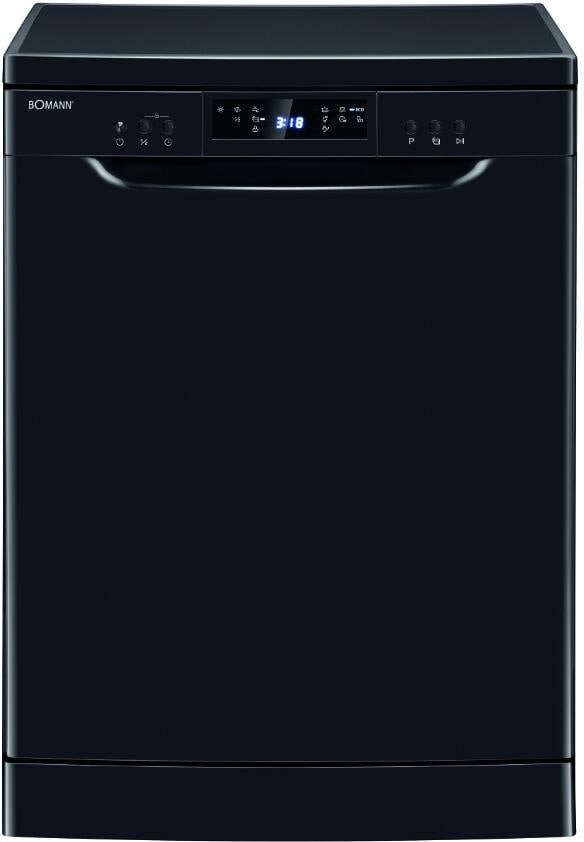 Bomann GSP 7419 Unterbau Geschirrspüler, 60 cm breit, 14 Maßgedecke, Kindersicherung, Restlaufzeitanzeige, schwarz (774191)