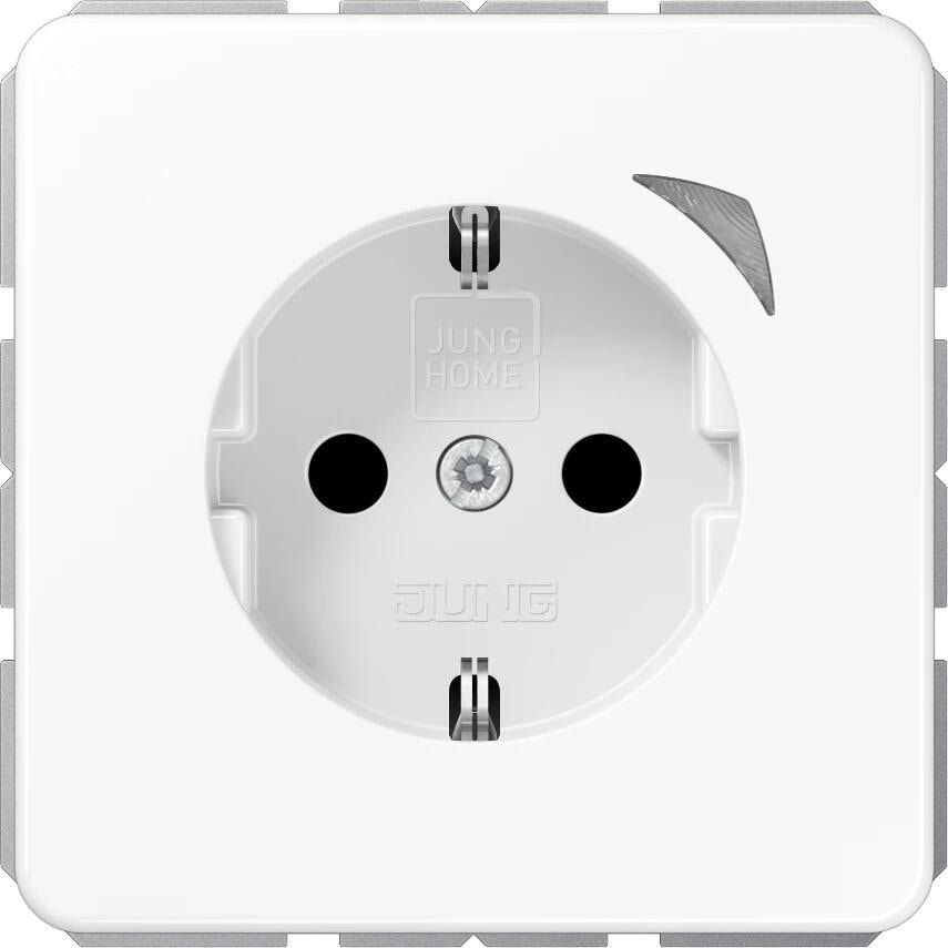 Silver Electronics Schuko-Stecker Mit Schutzkontakt (16 A) – Weiß, 4,8 Mm Seitliche T-Kontakte