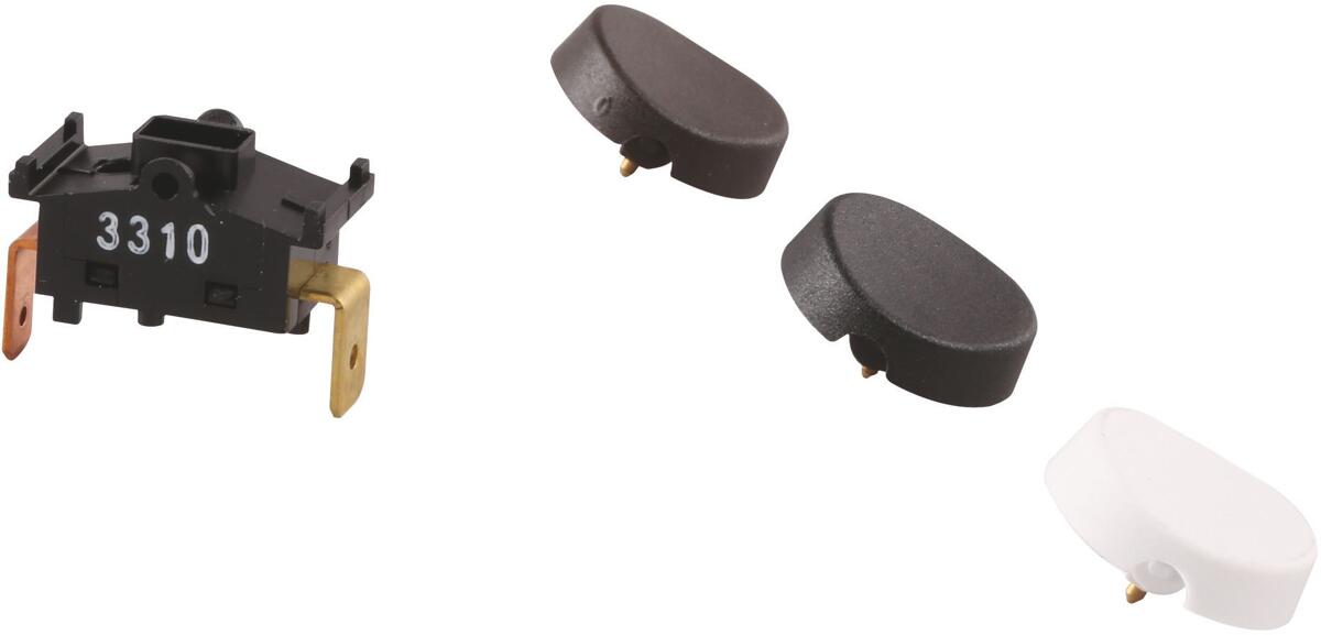 Bosch Siemens 00177067 Schalter, LICHT - mit weißer und dunkelbrauner Wippe, (schwarze Wippe ist nicht mehr lieferbar)